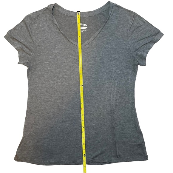 Old Navy Active Women’s Workout Tee Gray Size Large - Picture 4 of 7